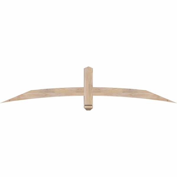 Ekena Millwork Bellingham Smooth Timber Gable Bracket, Douglas Fir, 72"W x 15"H x 3 1/2"D x 3 1/2"F, 5/12 Pitch GBW072X15X0404BEL00SDF - main